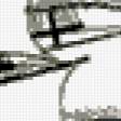 Предпросмотр схемы вышивки «парусник черно-белый 2» (№510423)
