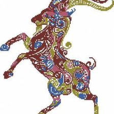 Схема вышивки «зодиак козерог»