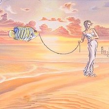 Схема вышивки «Фэнтези (живопись Андрея Горенкова)»