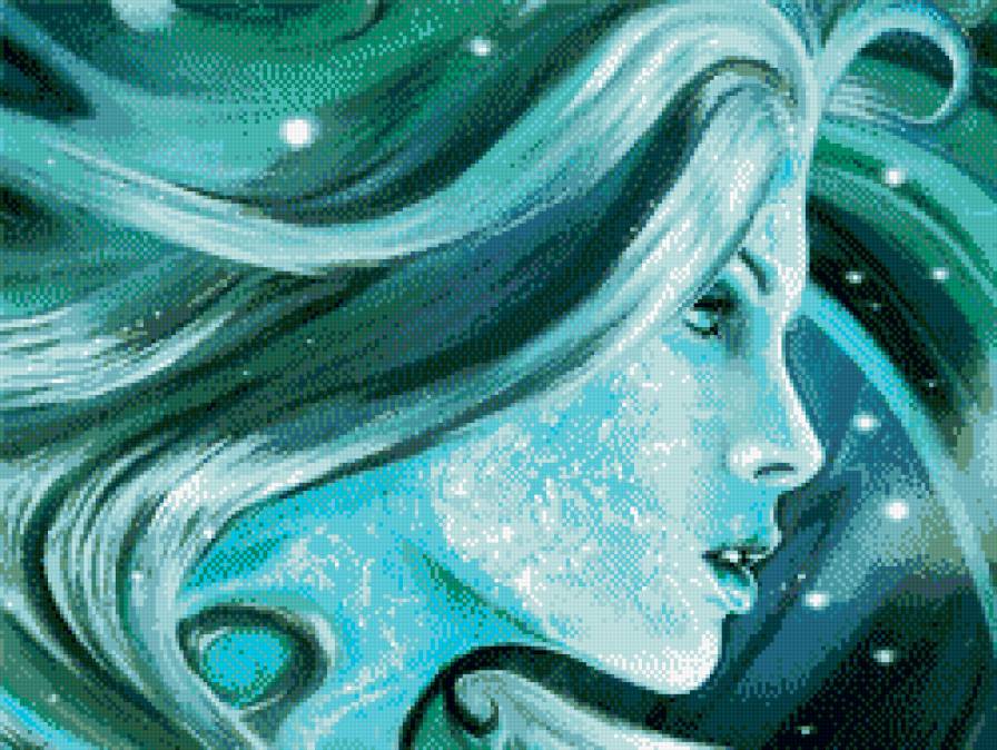 "Ледяная девушка" - фентези, девушки - предпросмотр