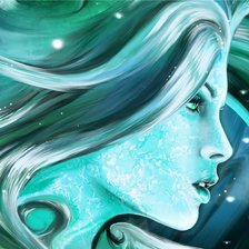 Схема вышивки «"Ледяная девушка"»