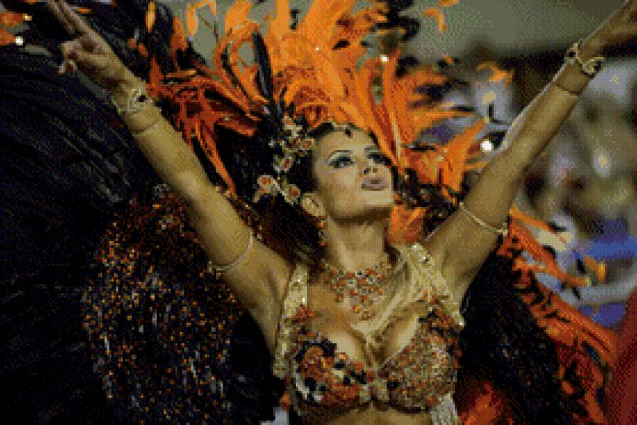 карнавал - карнавал, перья, рио - предпросмотр