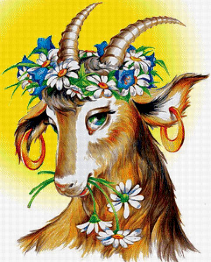 Козочка - коза, животные - предпросмотр