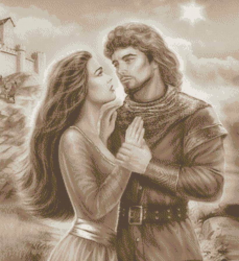 Это любовь... - люди, монохром, романтика, свидание, сепия, любовь, пара - предпросмотр