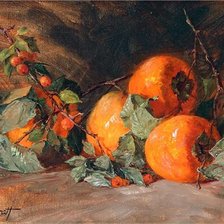 Схема вышивки «Хурма»