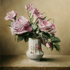 Схема вышивки «Нежные розы»