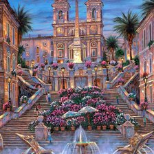 Схема вышивки «Рим»