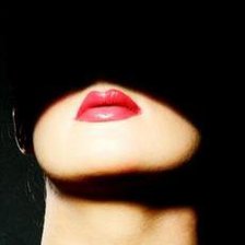 Схема вышивки «губы»