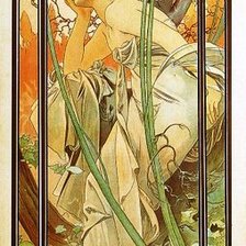 Схема вышивки «Альфонс Муха 1»