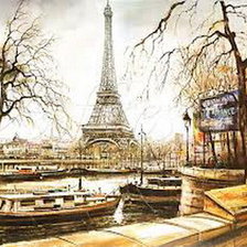 Схема вышивки «Париж 2»