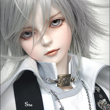 Схема вышивки «Sha»