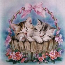 Схема вышивки «Малыши»