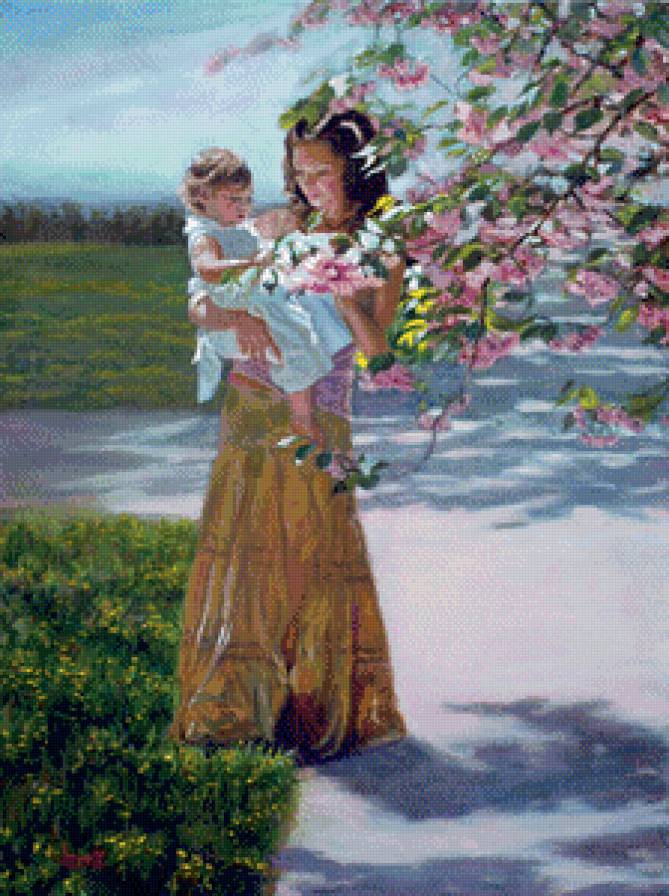 Прогулка с мамой - мама. ребенок. прогулка. - предпросмотр