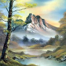 Схема вышивки «Пейзаж»