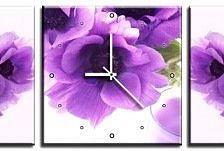 Схема вышивки «триптих "часы"»