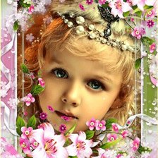 Dziewczynka w kwiatach