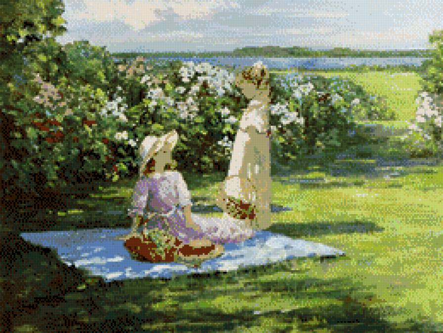 Piknik na trawie - deti - предпросмотр