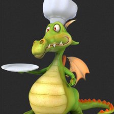 Схема вышивки «дракошка2»