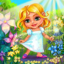 Схема вышивки «Маленькая фея»