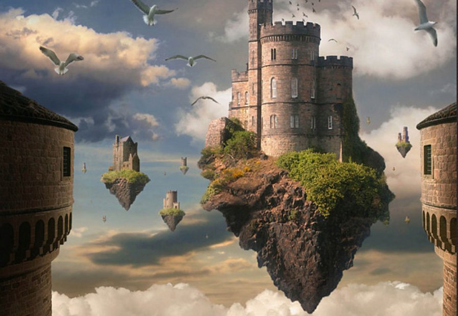 летающий замок - фэнтези - оригинал