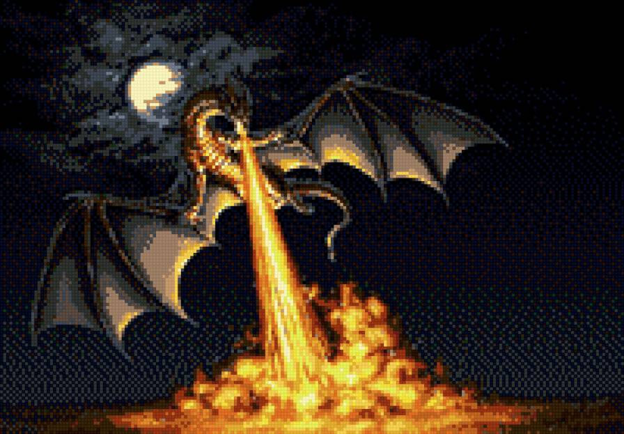 огненный дракон - фэнтези - предпросмотр