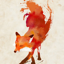 Схема вышивки «Лиса»