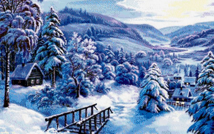 зимняя сказка - новый год рождество, зима.сказка.снег - предпросмотр