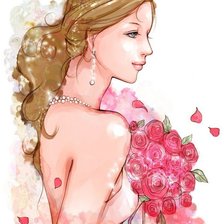 Схема вышивки «невеста»