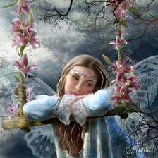 Схема вышивки «качели»