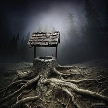 Схема вышивки «колодец»