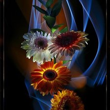 Схема вышивки «Цветы»