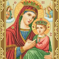 Схема вышивки «икона»