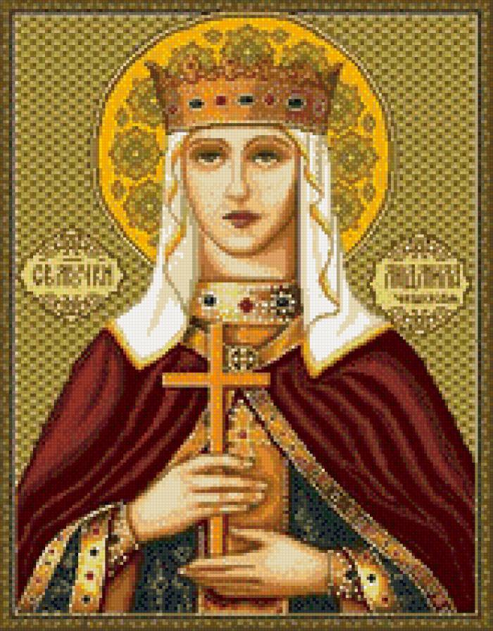 икона святой Людмилы - святые, икона - предпросмотр