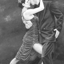 Схема вышивки «Страстное танго»