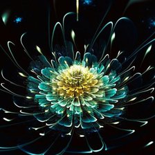 Схема вышивки «Цветы фентези»