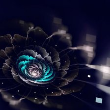 Схема вышивки «Цветы фентези4»