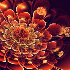 Схема вышивки «Цветы фентези5»