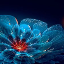 Схема вышивки «Цветы фентези6»