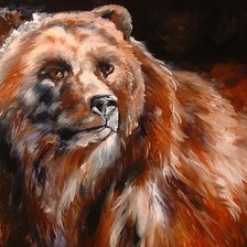 Схема вышивки «Медведь»