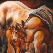 Схема вышивки «Мамина забота»