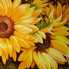 Схема вышивки «Солнечный цветок»