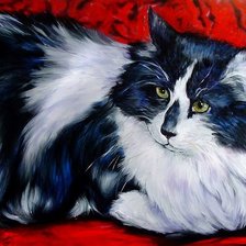 Схема вышивки «Киса»