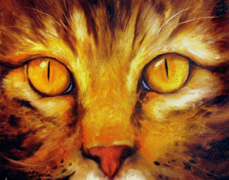 Кошачий взгляд - кошки, животные - предпросмотр