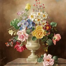 Схема вышивки «Букет цветов»