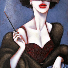 Схема вышивки «Серия "Мадам"»