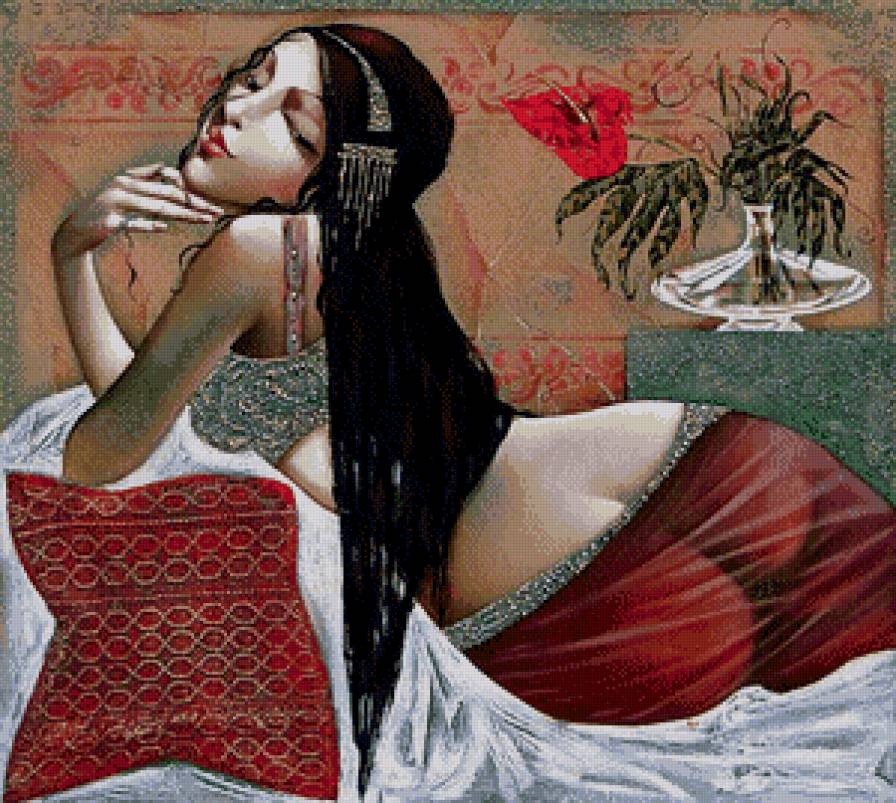 Серия "Мадам" - девушка - предпросмотр