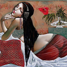 Схема вышивки «Серия "Мадам"»