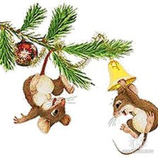 Схема вышивки «Год мыши.»