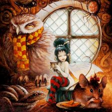 Схема вышивки «домик маленькой феи»