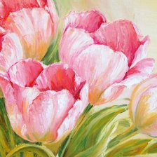 Схема вышивки «Тюлбпаны»